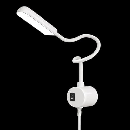 SMART INDIA10W Sewing Machine Light with 10 LEDs – Flexible Gooseneck, Magnetic Base, 360° Adjustable, Toggle Switch – Ideal for Home, Study, Reading, Workbench, Lathe, Drill Press (Yellow Color) 4