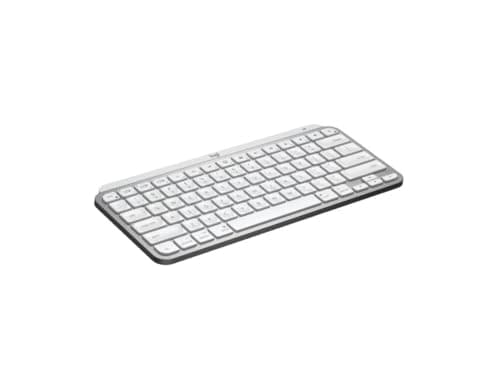 Logitech MX Keys Mini for Mac Minimalist Wireless Illuminated Keyboard with Free Adobe Subscription, Compact, Bluetooth, Backlit Keys, USB-C, Tactile Typing, Metal Build-Pale Grey 4