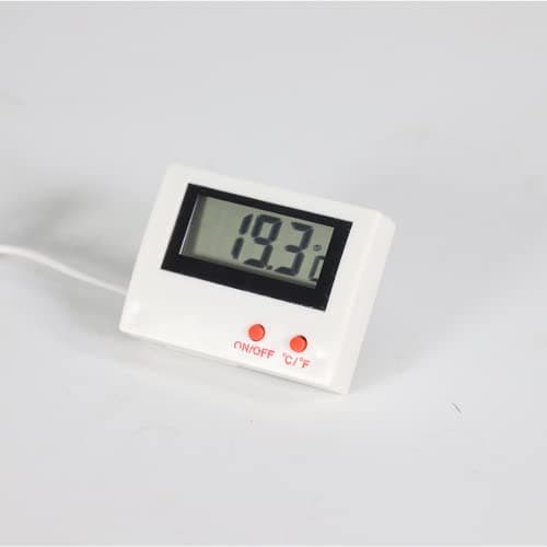 SKADIOO Plastic Temperature Meter With On/Off Button | Aquarium Thermometer for Fish Tank | Digital Sensor Wired (T-500 Room Temperature Meter) 6