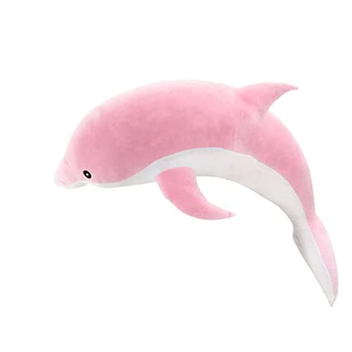 Meadawgs® Dolphin Stuffed Animals Toy Sleeping Pillow for Home Decoration Pink 50cm|Baby | Toys for Baby | Plush Baby Toys|1 Plush Toy 2