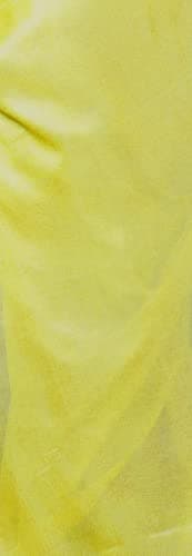 Miraan Women's Jute Cotton Saree with Blouse Piece (SRHIW10, Yellow) 4