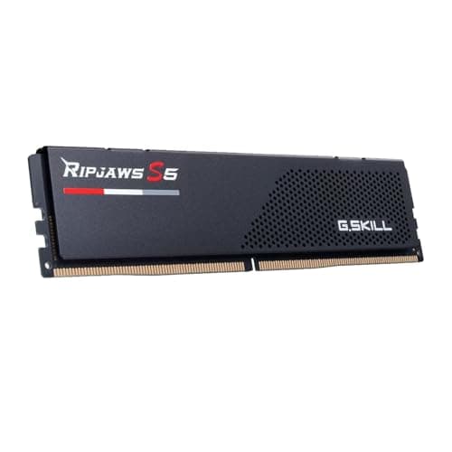 G.Skill Ripjaws S5 32GB (1 x 32GB) DDR5 5200 MHz CL 40-40-40-83 Desktop Memory RAM - F5-5200J4040A32GX1-RS5K (Black)
