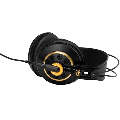 AKG K240 Professional Studio Wired Headphones - Over Ear, Black 5