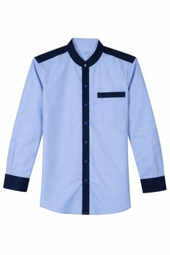 Pragati Textile HP Gas Delivery Shirt Staff Uniform Shirt Complete Uniform Set Professional Design & Branding Light Blue Colour(Small)