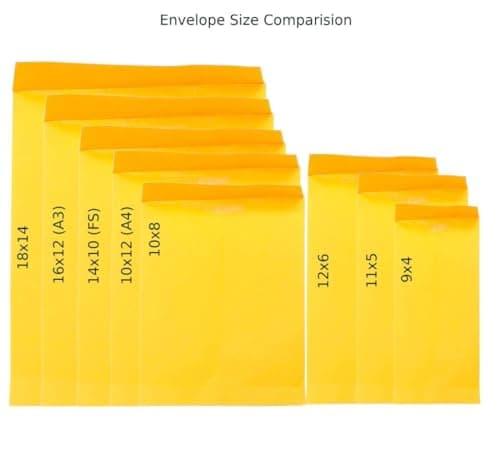 SAYA Laminated Envelopes - 50-Pack | Waterproof Envelopes for Mailing Documents & Gifting – Ideal for Home, letter, Office, Documents, and Money Gifts (11" x 5" inches Size) 4