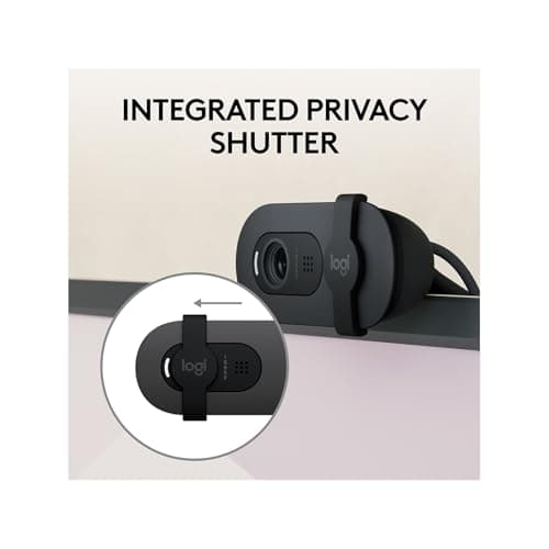 Logitech 960001580 Brio 100 1080p Full HD Webcam (Graphite) 3
