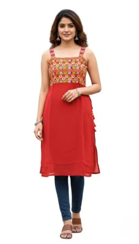 Parrot Women's Indo-Western Fusion Set