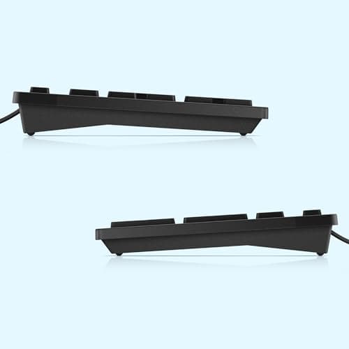 Dell KB216 Wired Multimedia Keyboard - Full-Size Layout with USB Interface, Chiclet Keys, Spill Resistance with 3 Indicator Lights| Plug and Play| Hot Keys: Volume, Mute, Play/Pause, Backward, Forward 4