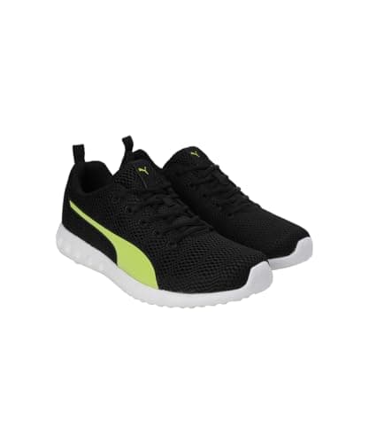 Puma Men's Dwane Walking Shoe, Puma Black-Nrgy Yellow, 9 5