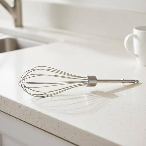 TRENDIVIBE 2 Pieces Hand Mixer Beater Widely Compatible Stainless Steel Whisk Attachment Easy to use Hand Mixer Whisk 4-Blade Beater 5