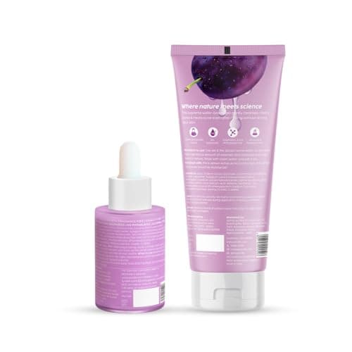 The Plant Fix Plix Jamun Face Wash and Acne Marks Serum Combo(100ML + 30ML) For Acne spots & Oil Control, For Breakouts | Oily & Acne Prone Skin | Women & Men 3