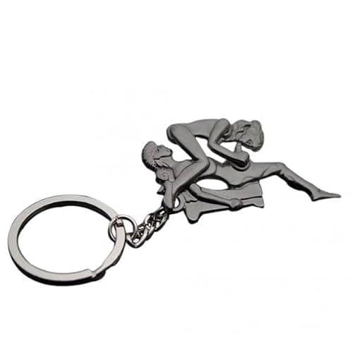 ZOOMELLA Lover Metal Keychain Keyring Key Ring Chain Funny Toy - B#|Modern (1970-Now)| Modern (1970-Now)
