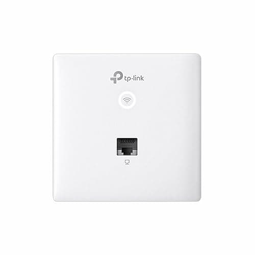 Tp-Link N300 Wireless N Wall-Plate Mounting Access Point, Support Poe 802.3Af, 300Mbps Wi-Fi Speed, Simply Managed By Cloud Access and Omada App (Eap115-Wall, White) - Single Band