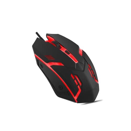D25 Robot Wired Optical Gaming Mouse with RGB LED Light, Lightweight and Ergonomic Design, DPI Upto 1500, 1.5M Long USB Wire, Compatible with Windows and Mac (IV-G01) 4