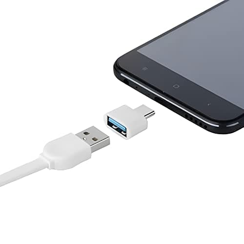 SYGA 2 Pcs USB 3.0 Type-C to USB OTG Adapter Cable Charger for Phone Charging for Data Transmission - White 4