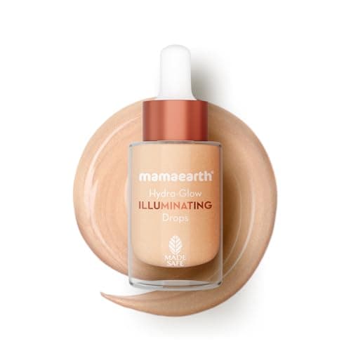 Mamaearth Hydra-Glow Illuminating Drops With Vitamin C & Hyaluronic Acid - 15Ml | All Skin Type Multi-Purpose Primer Drops |Light Moisturizes Skin | Gives Non-Greasy Dewy Finish 2