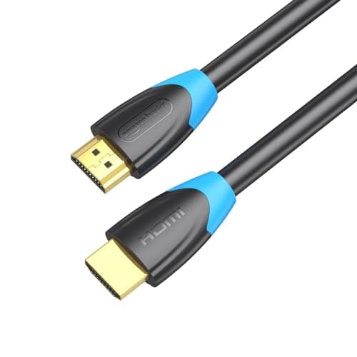 amazon basics HDMI Cable, High Speed, Supports 3D, 4K@60Hz, ARC and CEC Extension, Gold-Plated Connectors, Compatible with TV, Set-Top Box, Gaming Consoles, Blu-Ray (3 Metres)
