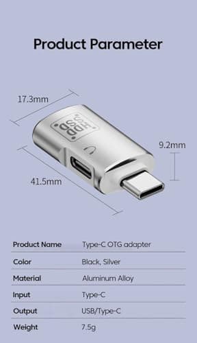 WISTAR Dual Type-C OTG Adapter for Digital Headphones U Disk Reader USB Flash Drive Type C to USB 3.0 Connector 2