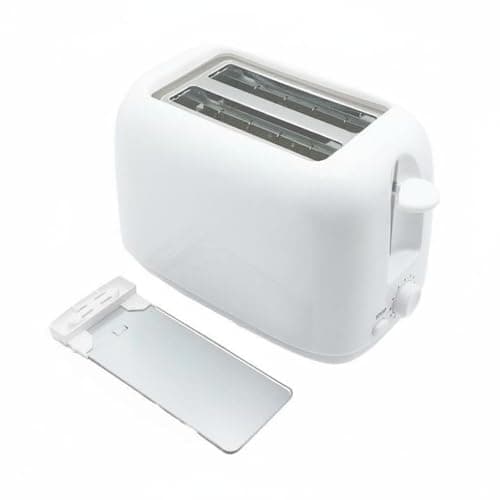 SNAPPSY Automatic Automatic Lift Electric Toaster Easy to Use Smart Toaster Quick Breakfast Small Appliance Even Toasting, White, EU 220-230v
