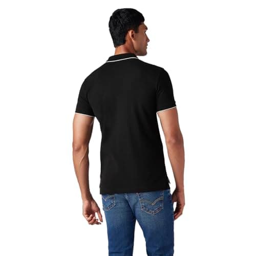 Men's Solid Slim Fit Polo T-Shirt 3