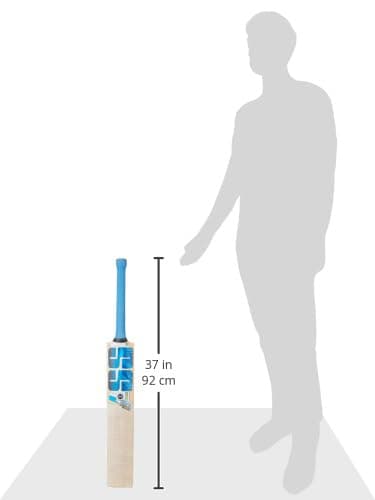 SS Sky Royal Kashmiri Willow Cricket Bat, 1200 Grams, Short Handle for Men, Premium Willow for Leather Ball, Lightweight, Strong Grip, Shock Absorption, Ideal for Professional Players 5