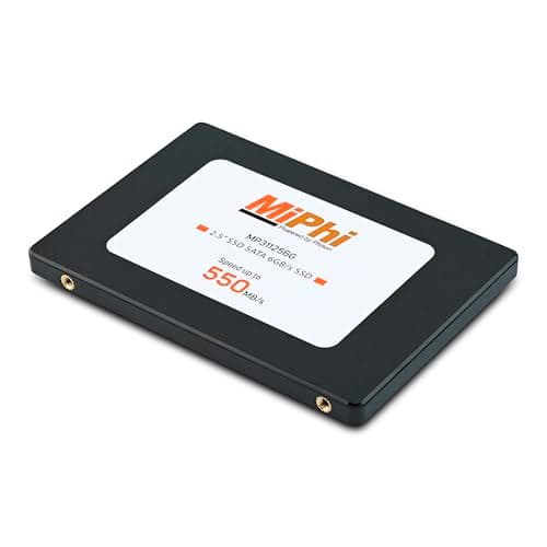 MIPHI MP100 SATA 256GB, Up to 550MB/s, 2.5 Inch/7 mm, 5Y Warranty, Internal Solid State Drive (SSD) 2