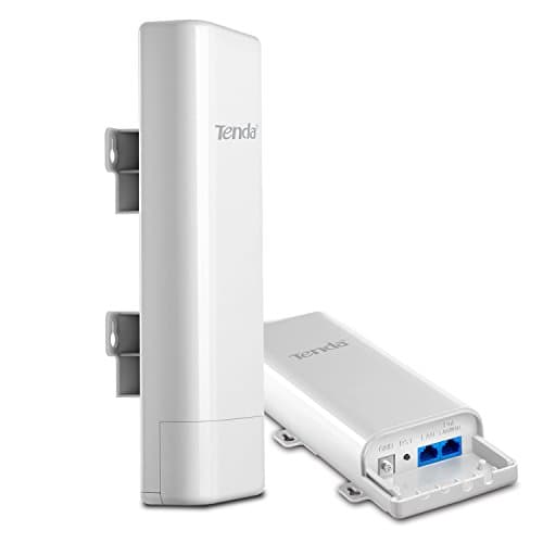 Tenda O3 2.4GHz N150 Long Range Smart Manage Outdoor CPE | 12dBi, 5km+ | Point to Point Wireless Bridge | Fast Ethernet PoE Ports | AP/Station/WISP/P2MP/Repeater/Router | 6KV Lightning Protection, Whi 3