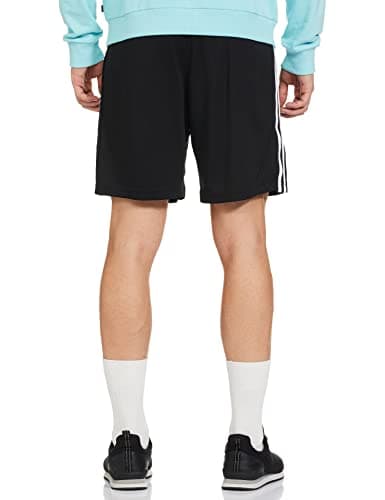 Adidas Men Polyester M CLS SHORTS, Training Shorts, BLACK/WHITE, Large 2