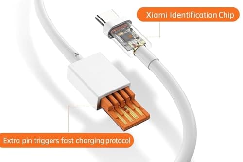 MI-Original 67W HyperCharge Fast Charging Data Cable | Type-C USB Cable Compatible with Redmi Note 13 Pro/12 Pro/11 Pro 5G/11S/10 Pro Max, Poco X5/X4 Pro/X3 Pro, Mi 14/11 4