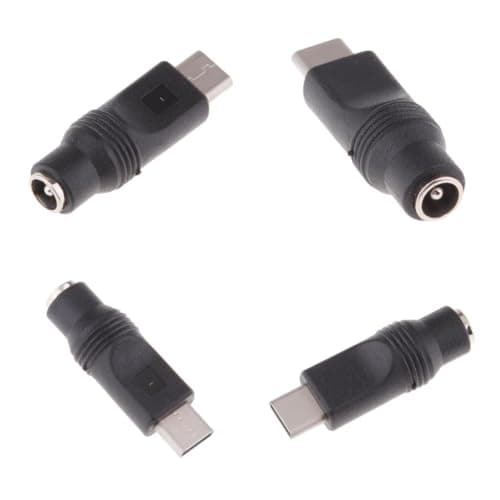 Club Bollywood® 2X Type-C Male to 5.5x2.1mm Female Converter for Laptop PC|Computers/Tablets & Networking | Laptop & Desktop Accessories | Laptop Power Adapters/Chargers 5