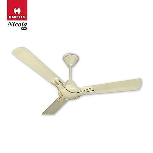 Havells 1200Mm Nicola Energy Saving Ceiling Fan (Pearl Ivory, Pack Of 1) 2 Star 2