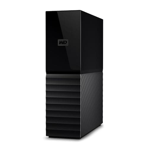 WD 24TB My Book Desktop External Hard Drive, with Password Protection and Backup Software, USB 3.2 Gen1, exFAT - WDBBGB0240HBK-NESN