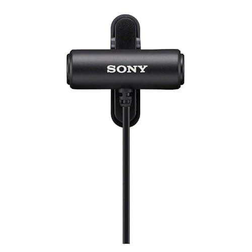 Sony Stereo Lavalier Auxiliary Microphone ECM-LV1 (Compact, Flexible, Vlogging, Content Creation, Audio) - Black 4