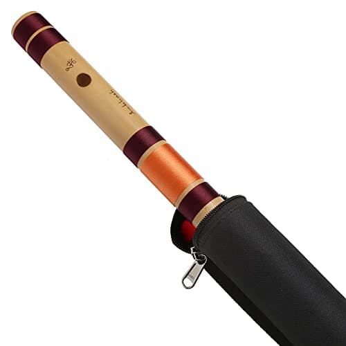 Punam Flutes E Natural Base Right Hand Indian Bansuri Size 29.3 Inches 4