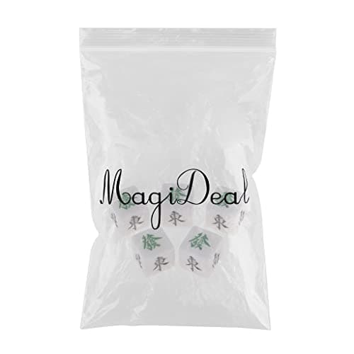 UJEAVETTE Mahjong Dice South North East West Wind Direction Dices Mahjong Game