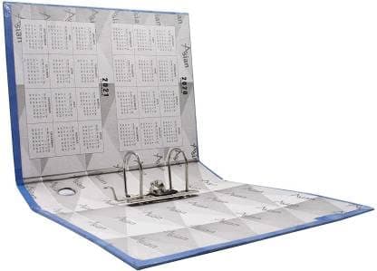 Bindex Asian Office Lever Arch Binder Box File Folder - Pack of 8, A4, Legal, Letter Size (Dark-Blue), Holds Up to 500 Sheets, PVC Free, Made in India 2