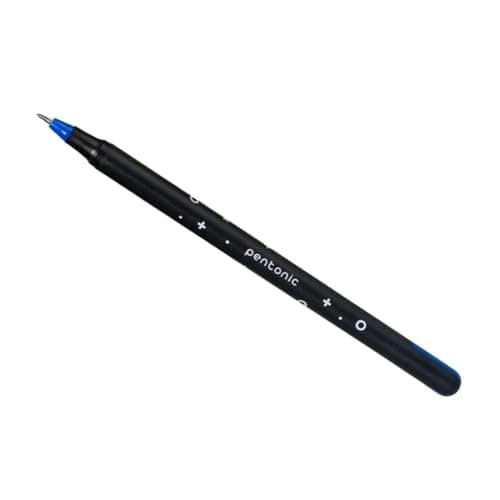 Pentonic Cipher 0.5mm Ball Pen, Black Body Blue Ink (Set of 10) 4