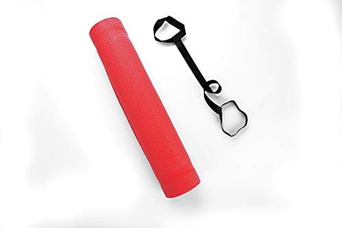 Mind Reader YOGAPVC-RED All Purpose Extra Thick Yoga Fitness & Exercise Mats with Carrying Strap, High Density Anti-Tear 4