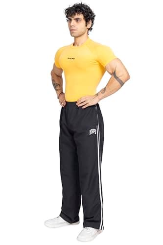 HYPD Stealth Compression T-Shirt for Men | Skin Fit Dry Fit T-Shirt | Stretchable Gym & Sportswear | Short Sleeve Activewear for Workout, Running, Fitness & Training (in, Alpha, L, Regular, Yellow) 5