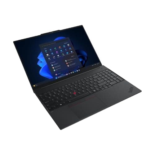 Lenovo ThinkPad E16, Intel Core 5 210H, 16GB RAM, 512GB SSD, WUXGA IPS 16”(40.64cm), Windows 11 Pro, Black, 1.63Kg, 21TFS02000, Fingerprint, Backlit, 300 Nits, 1Y Onsite, AI Powered Laptop 4
