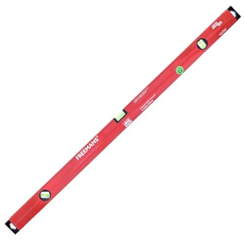 FREEMANS Box Section Aluminum Spirit Level with Magnet 100cm