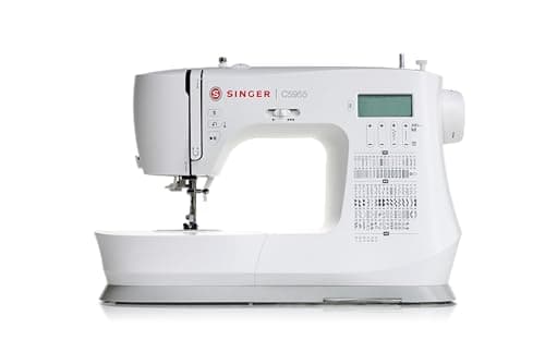 SINGER C5955 Computerized Sewing Machine | LCD Display | 200 Built-in Stitches | 850 SPM High-Speed Motor | Speed Control | Needle Up/Down | Extension Table | Easy Top-Loading Bobbin 2