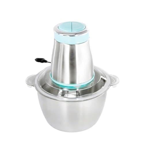 VJP BROTHER Electric Food Processor with 700W Heavy-Duty Motor & 2L Stainless Steel Bowl, 2-Speed Modes for Meat, Vegetables & Onion (Electric Chopper)