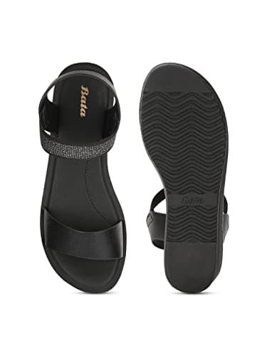 Bata Quinon Women's Black Heels - 5 UK (6616106) 4