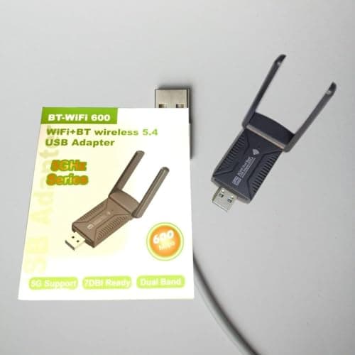 RyzCare USA Dual Band AC600 Wi-Fi Adapter USB Wireless Adapter (2.4GHz/5.4GHz) with External Antenna for Windows 10/8.1/8/7/XP/Vista & Mac OS 10.6+ (Black) 4