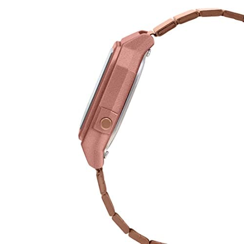 Casio Unisex-Adult Vintage B650WC-5ADF Rose Gold Digital Dial Rose Gold Stainless Steel Band D200 2