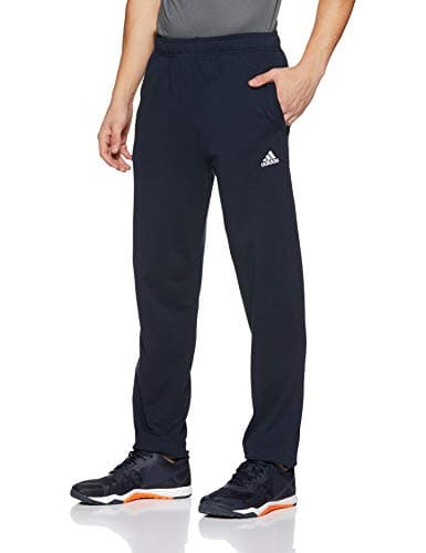 Adidas Mediumen Cotton ESS T SJ Pant, Training Track Pant, Conavy/White, 2X-Large 3