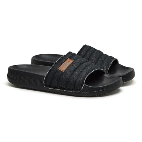 Campus Men's SL-473 BLK/DENIM Slider - 10UK/India 1Pair 3