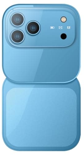 Snexian Latest Rock X Flip Dual Sim |Keypad Mobile with 1.8" Display |Flip|Fold|Call & SMS Indicator|Crystal Back Panel |BT Dialer|Voice Changer|Long Lasting Battery|Camera|Feature Phone| Blue