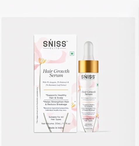 Elite Hair Growth Serum with 4% Anagain, 5% Redensyl & 2% Rosemary Leaf Extract, 30mL